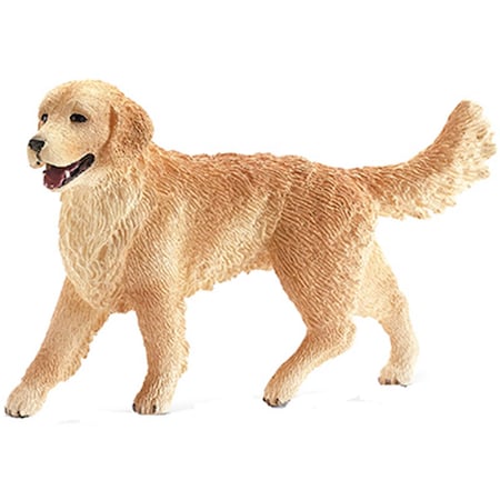 16395 Female Golden Retriever Figurine, Brown